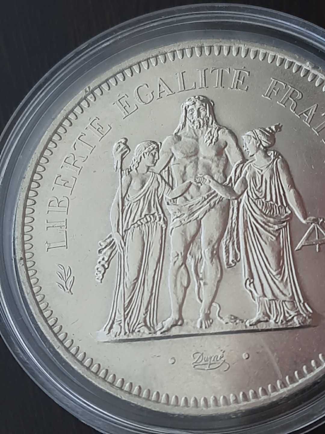 50 франков Фрранция. 1976г. 50.Серебро.