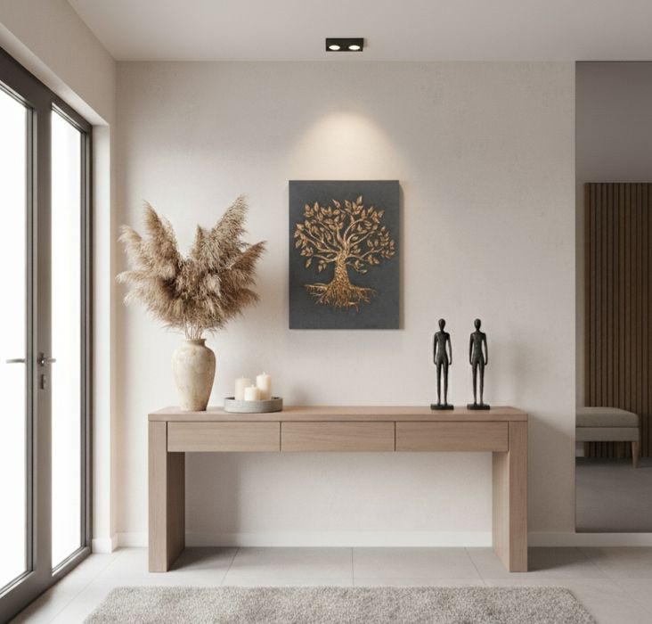 Інтер'єрна текстурна картина "Древо Життя. Мідна Енергія"