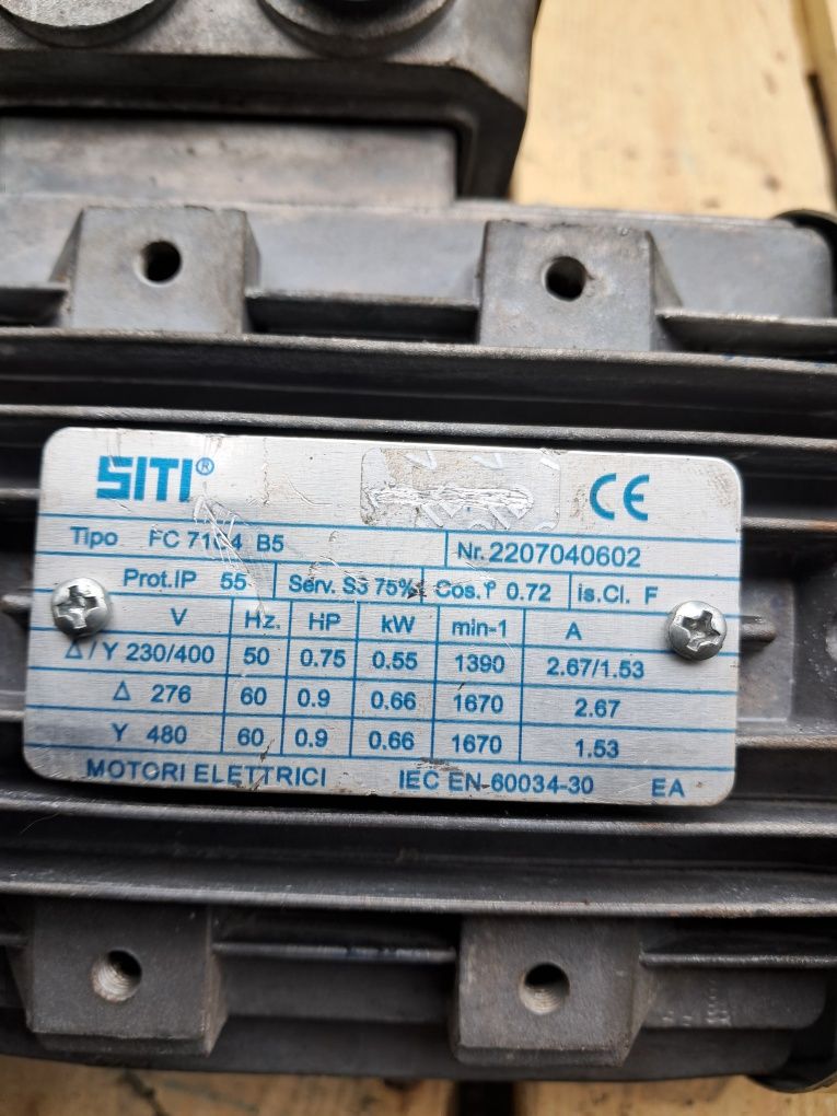 Okazja motoreduktor 0.55kw 93obr naped maszynki do mięsa