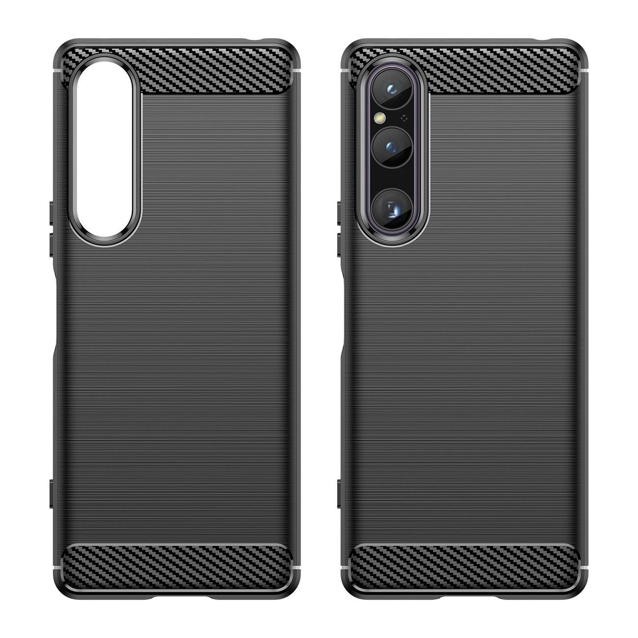 Etui Carbon do Sony Xperia 1 V Black