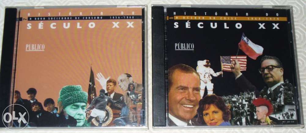 Historia do Seculo XX cd-rom vols 1,6,7,8,9 e 10 - col Publico
