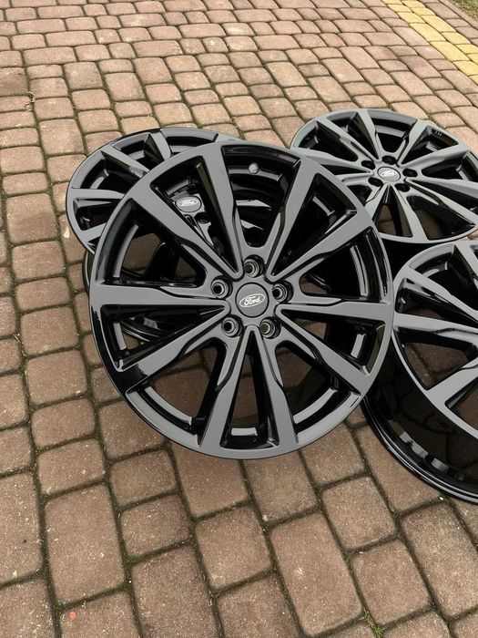 Oryginalne alufelgi Ford 5x108 18 Czujnik Kuga ST CZARNE