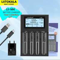 LiitoKala Lii-M4 интеллектуальное зарядное устройство с функцPowerBank