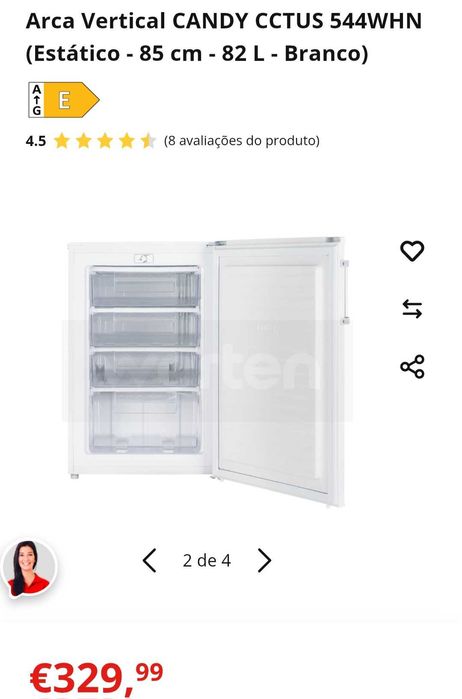 Arca congeladora semi-nova