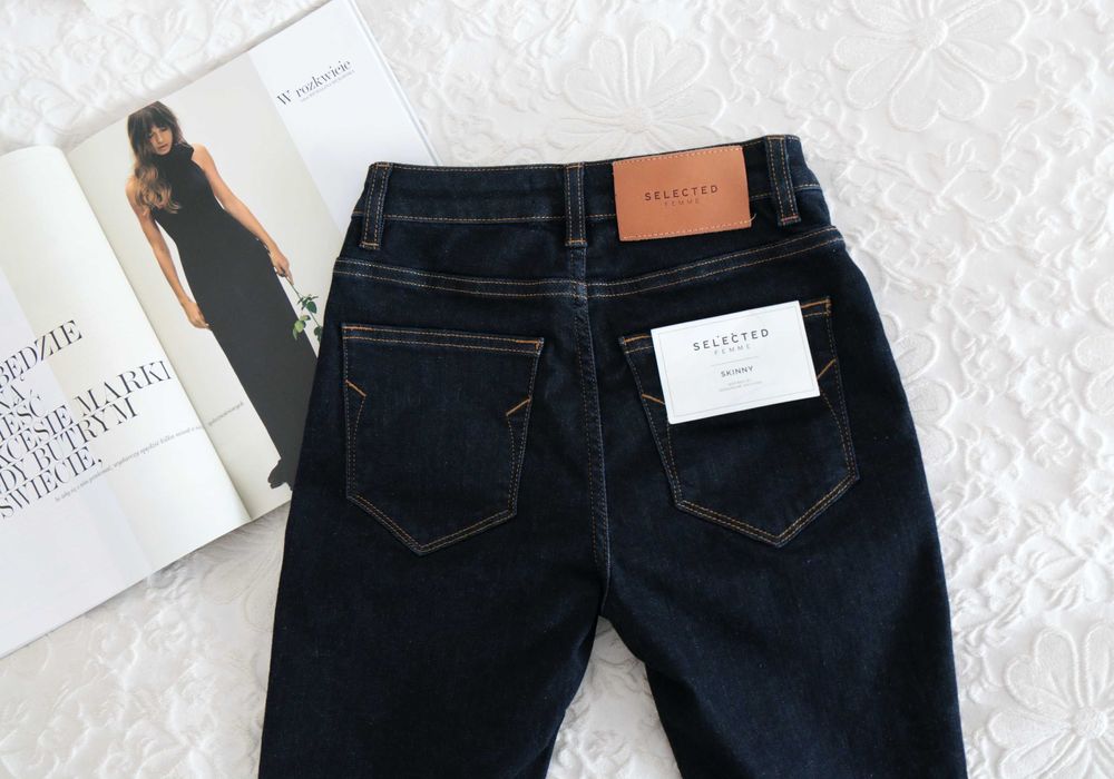 Spodnie jeansy SELECTED FEMME W25 L32 skinny XS zalando cos markowe