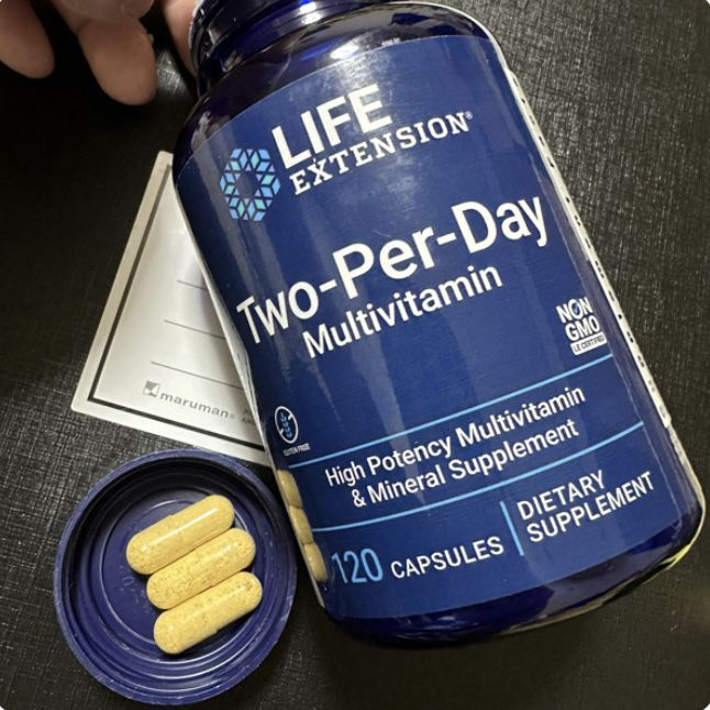 Life Extension, Мультивитамины Two-Per-Day, капсулы/таблетки
