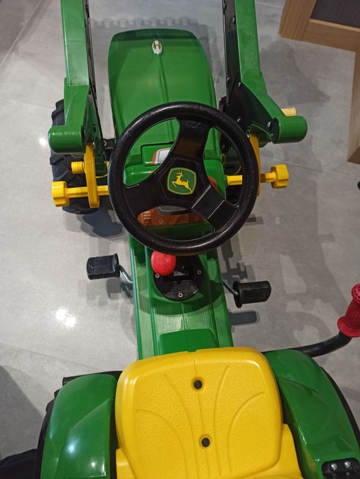 Rolly Toys John Deere Traktor na pedały Biegi Pompowane Koła 3-8 lat
