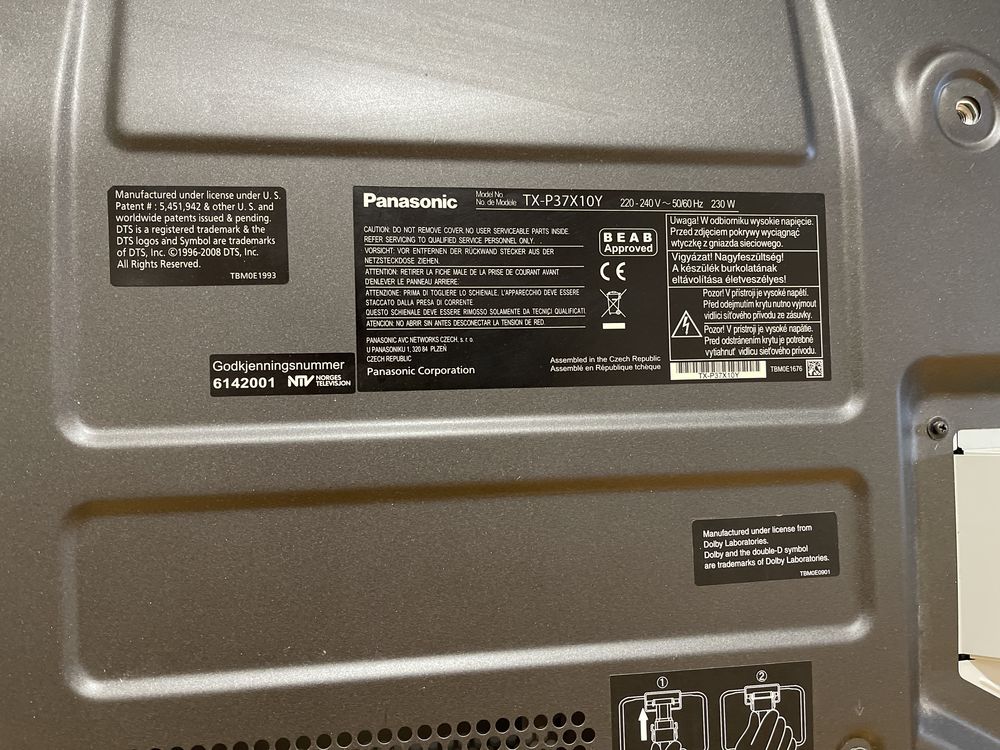 Telewizor Panasonic Viera TXP37XY