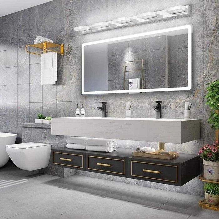 Lampa nad lustro LED,  do łazienki i szafki z lustrem, zimna biel