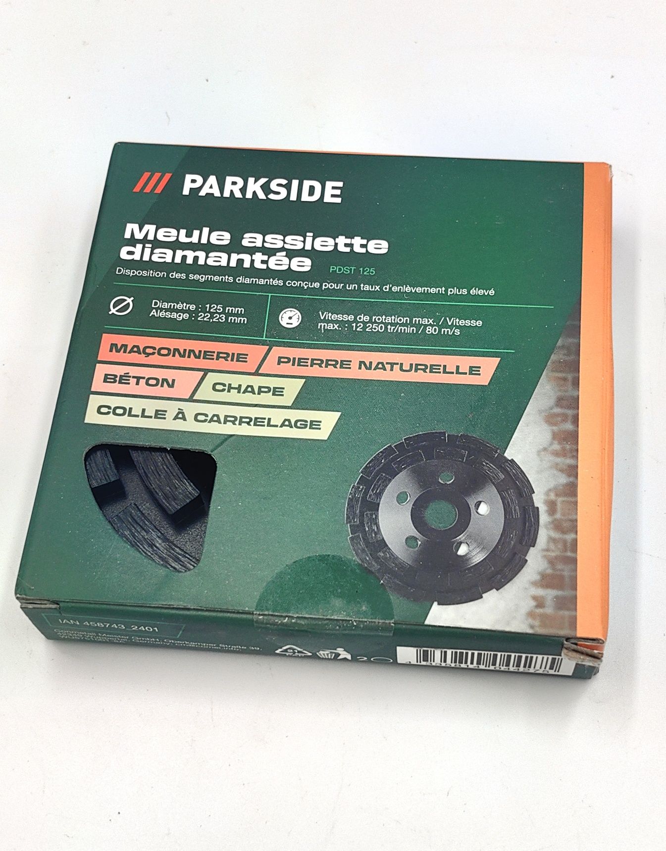 PARKSIDE® Tarcza diamentowa do szlifowania PDST 125, Ø 125 mm