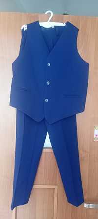 Eleganckie spodnie + kamizelka, garnitur dla chłopca 134/140