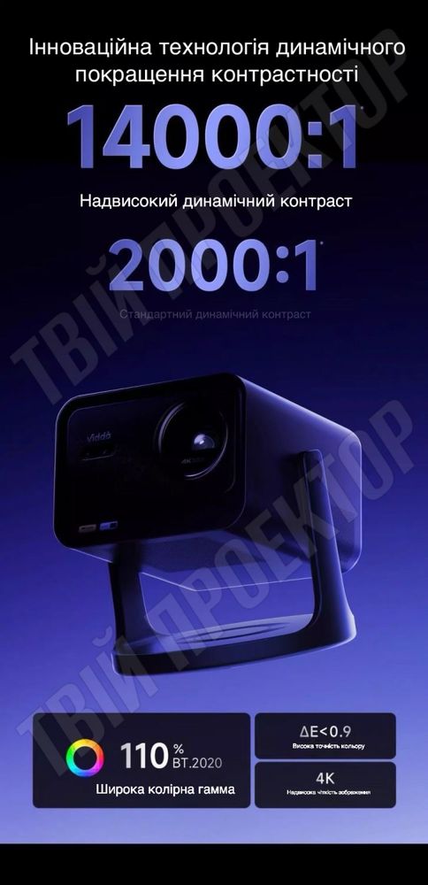 4к проектор Vidda C3 Pro в НАЯВНОСТІ