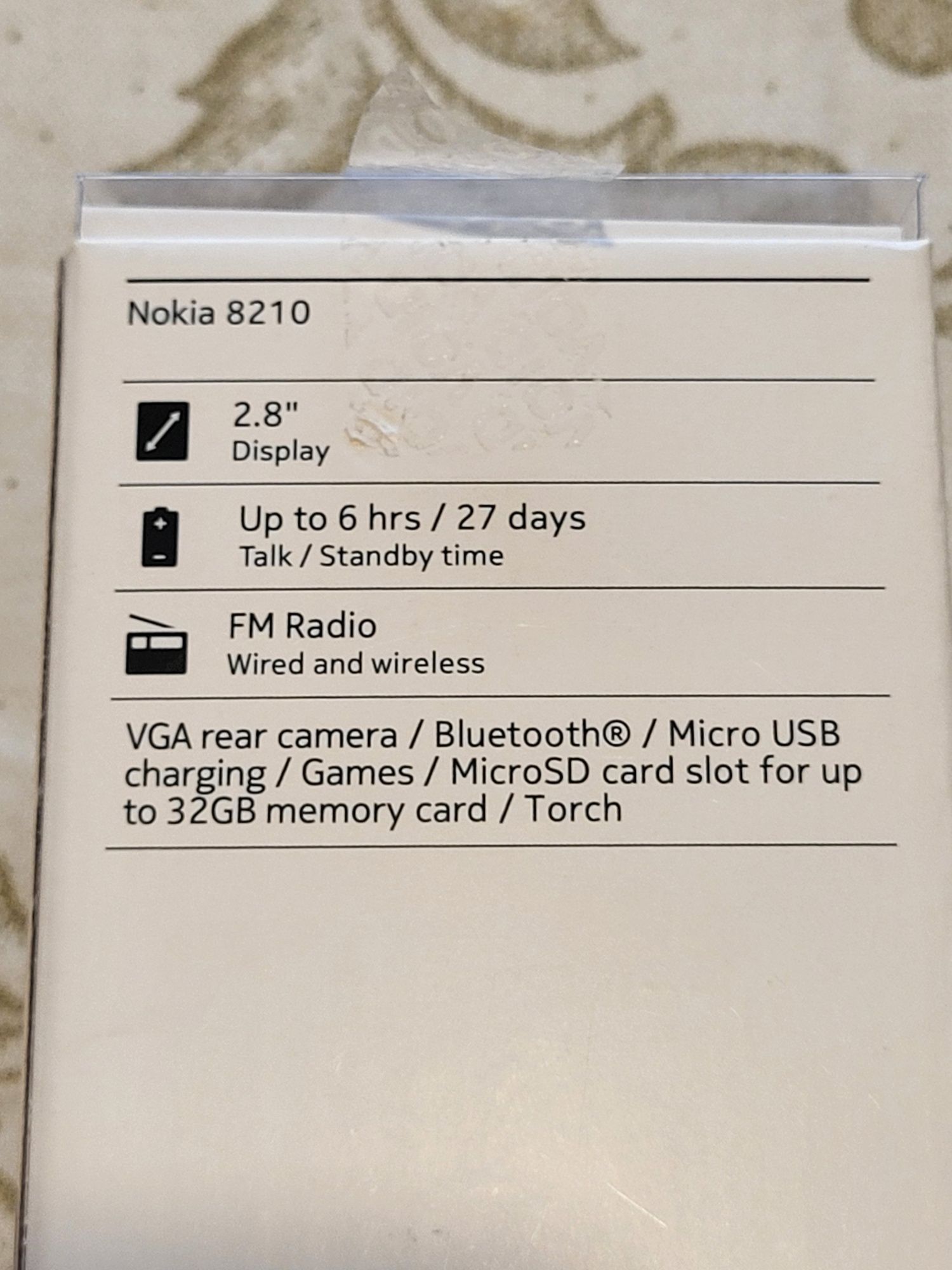 Nokia 8210 Dual SIM - igual a novo