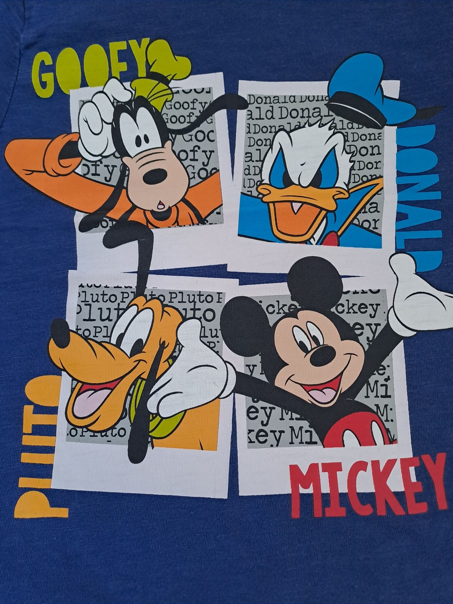 PODKOSZULKA t-shirt DISNEY Micky Pluto Goofy Donald stan b.dobry