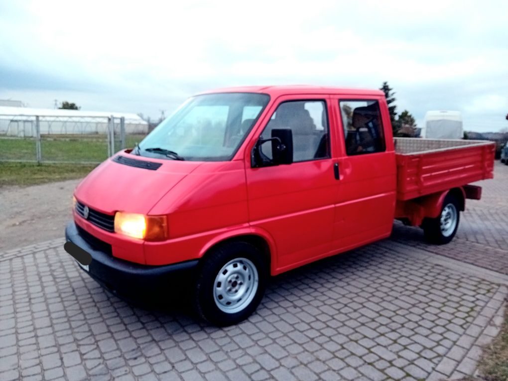 Volkswagen Transporter T4 2.5 TDI.  Doka.  Skrzynia. Plandeka