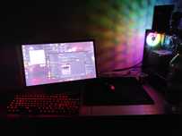 Setup Gamimg PC teclado rato e mousepad
