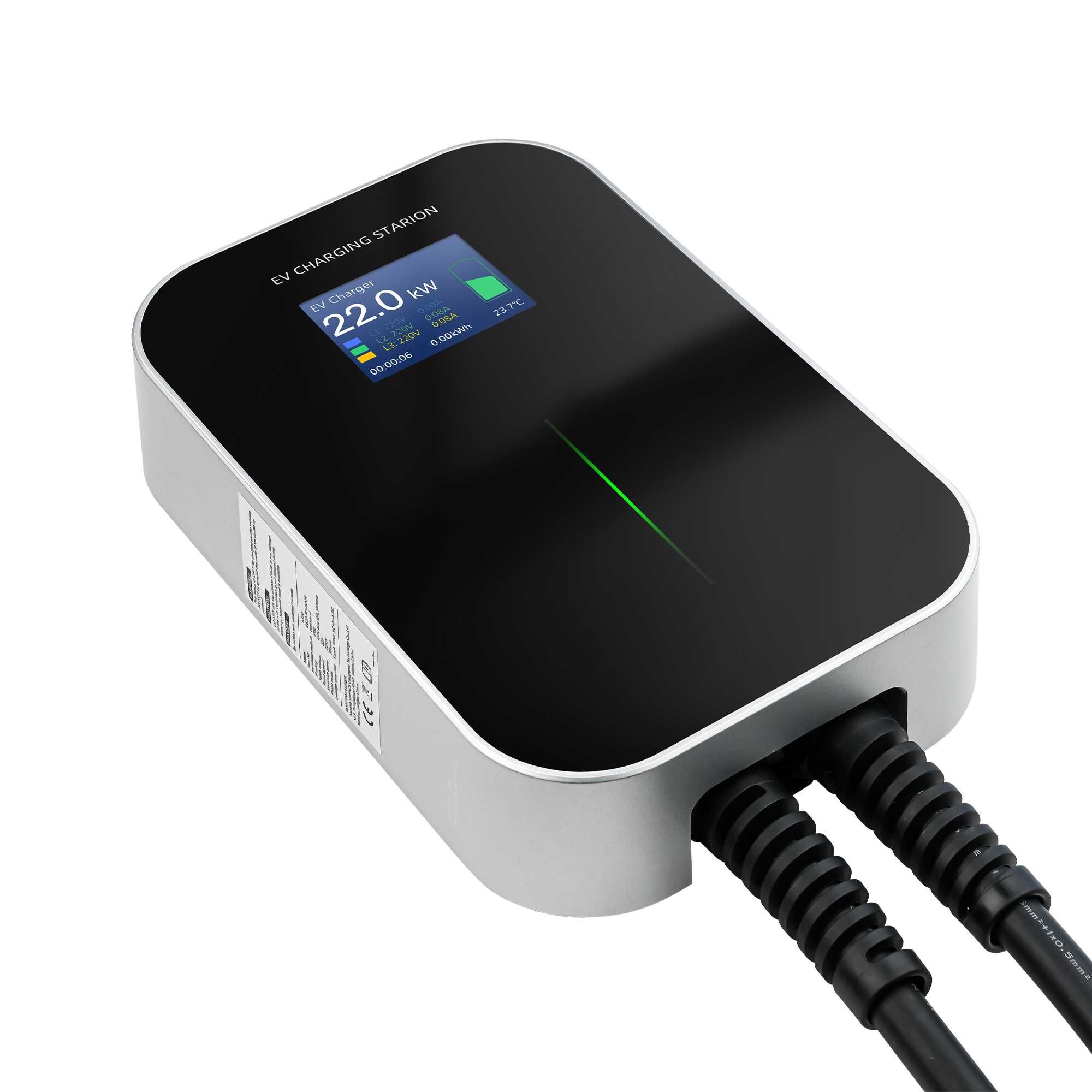 Ładowarka do samochodów elektrycznych Wallbox BESEN green 22kW WIFI