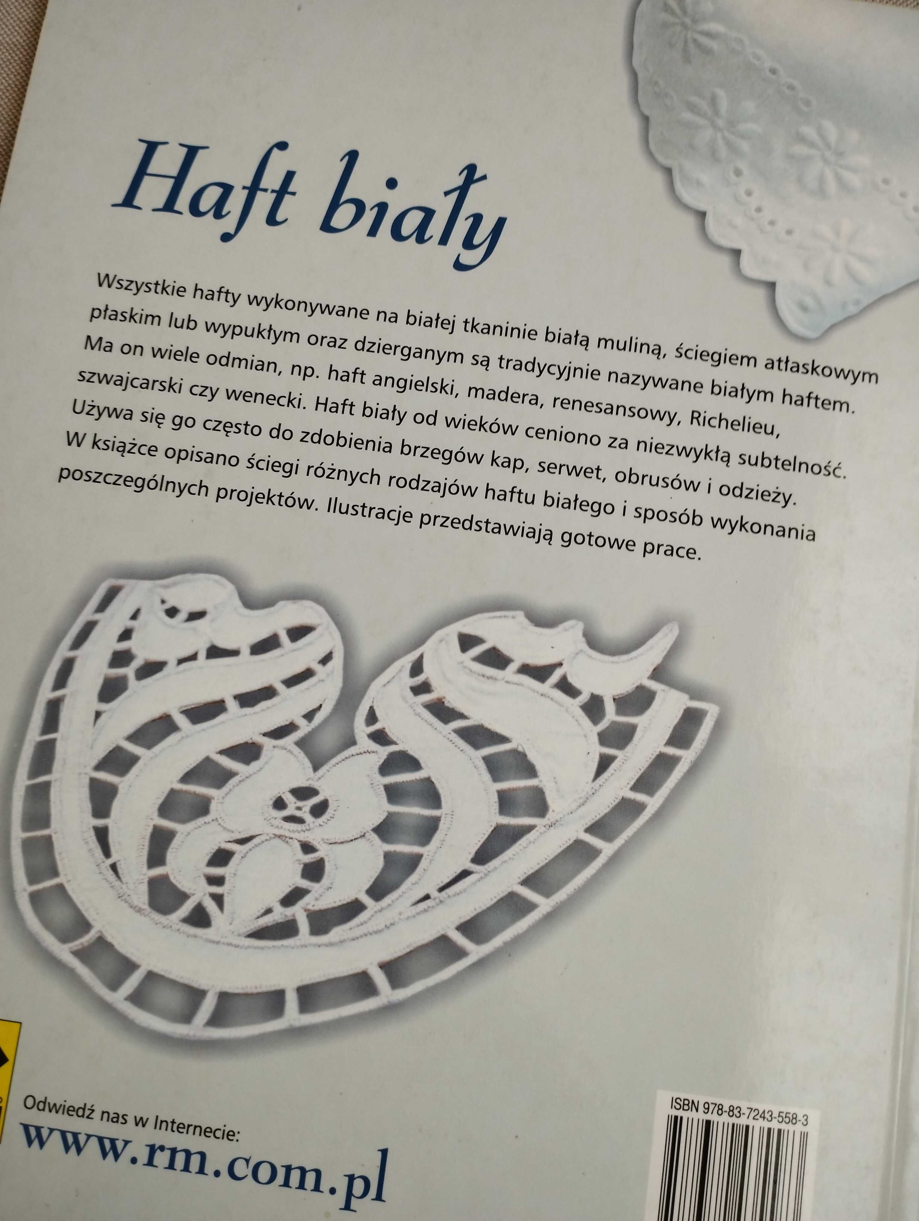 Haft biały Denise Tran