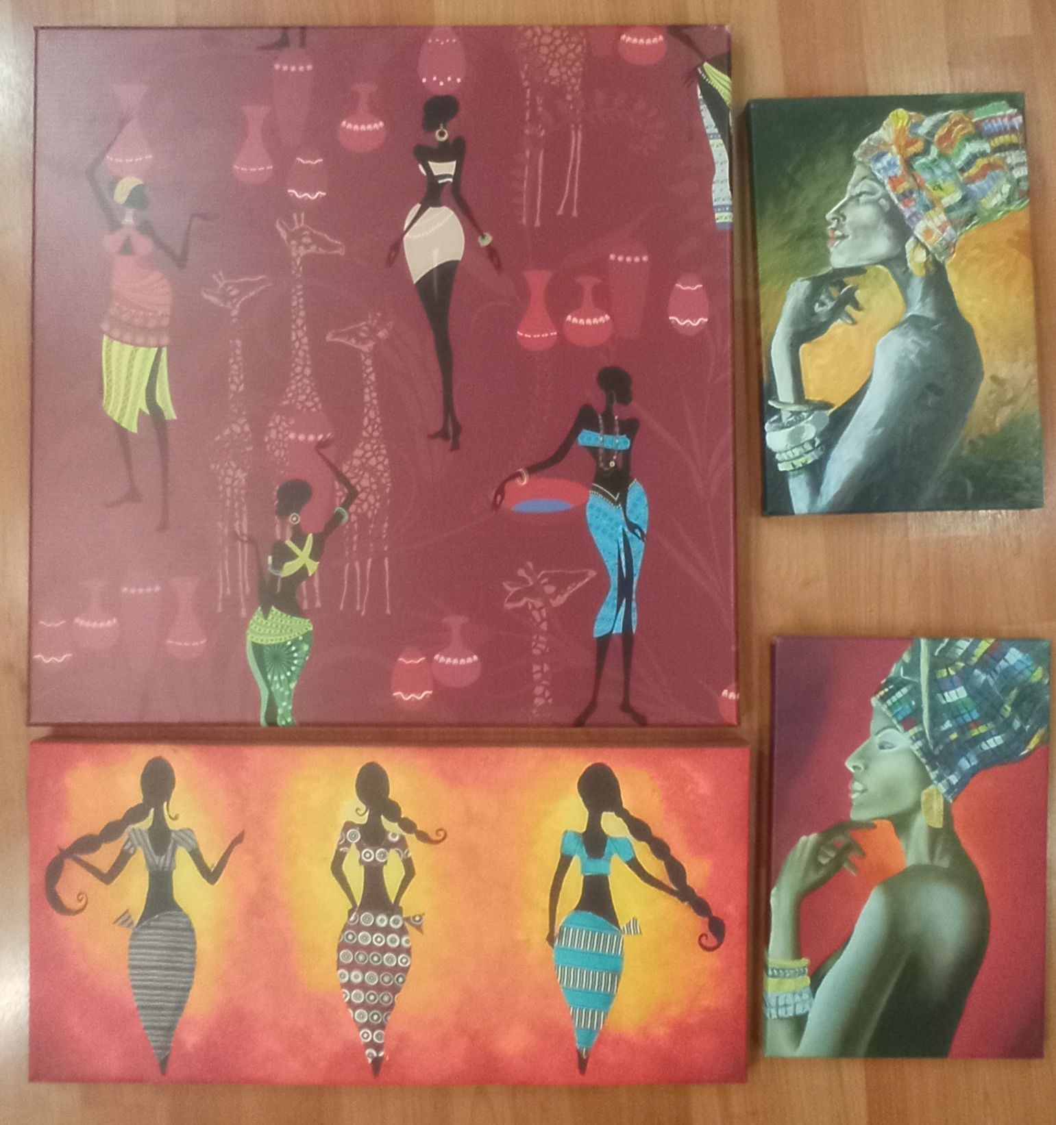Продам картины в африканском стиле.