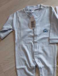 Babygrow algodão azul bébé