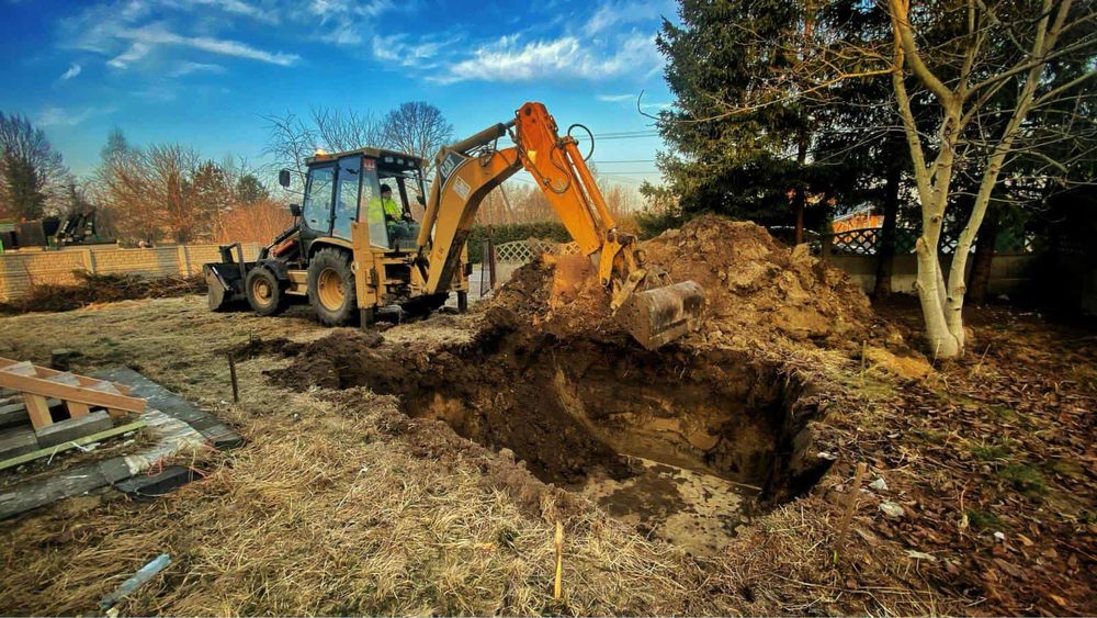 Usługi koparko- ładowarką