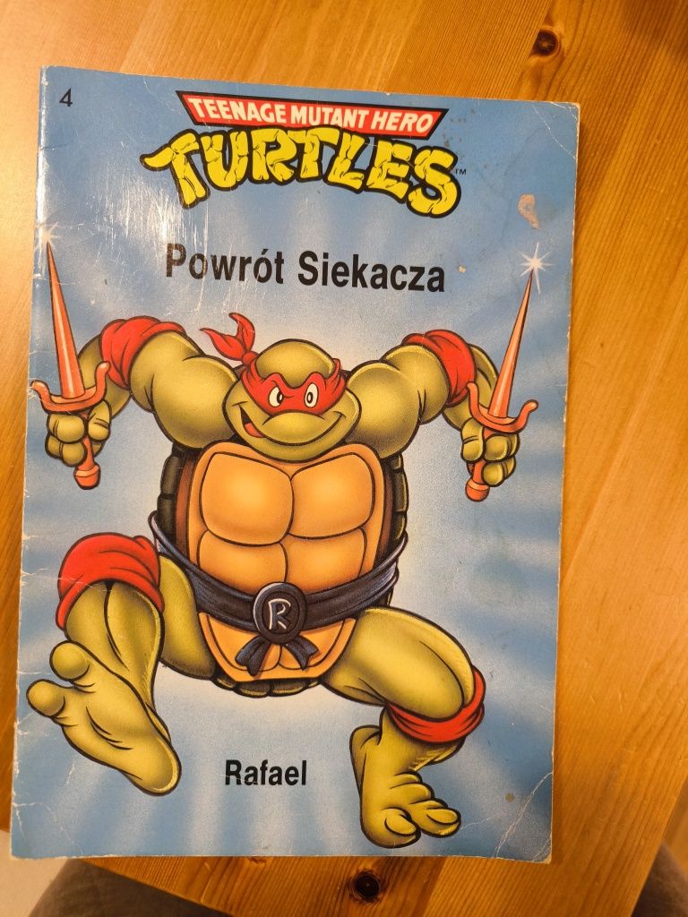Komiks wojownicze żółwie ninja powrót siekacza nr 4 z 1991 r.