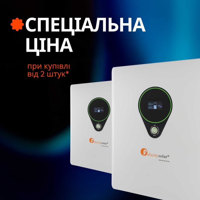 Акумуляторна батарея FelicityESS, LiFePO4, FLBF24100-M, 24v, 100Ah