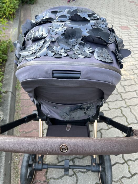 zestaw 2w1 Cybex Priam Simply Flower Grey