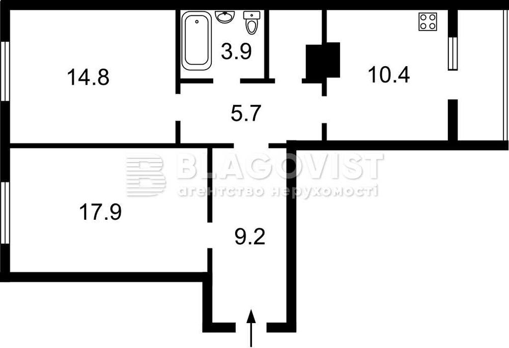 Продаж 2-х кімн Тираспільська 60,ЖК Місто Квітів