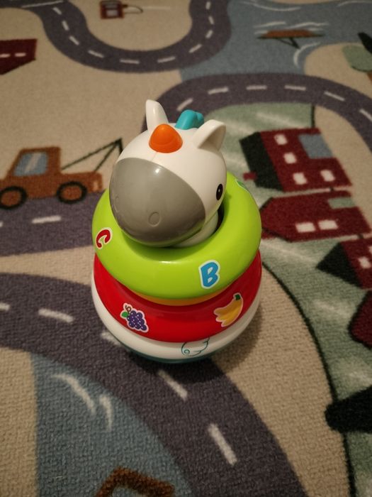 Wańka wstańka piramida sensoryczna jednorożec 3msc+