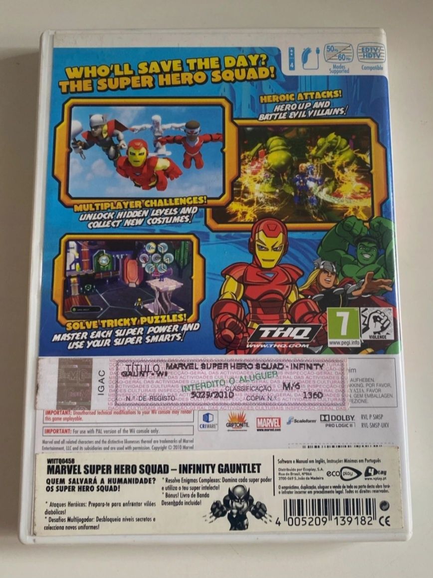 Marvel Super Hero Squad - The Infinity Gauntlet  Nintendo Wii