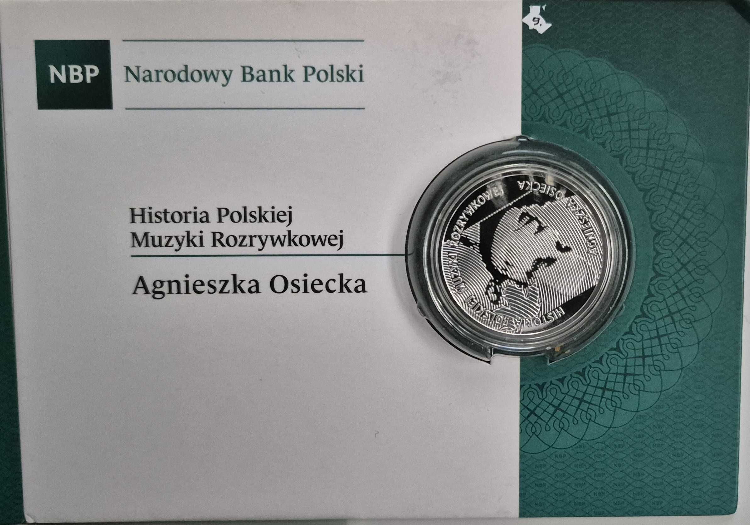 10zł Srebro Rok 2013 Norwid Teatr Polski Cegielski Poniatowski Osiecka