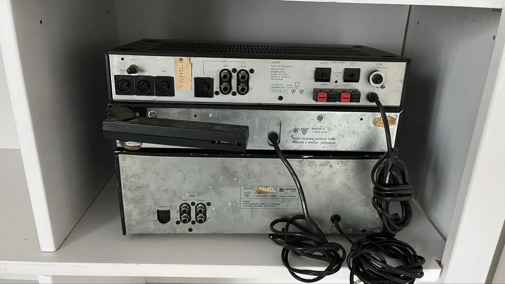 Wieża Unitra 3015 magnetofon tuner wzmacniacz PRL