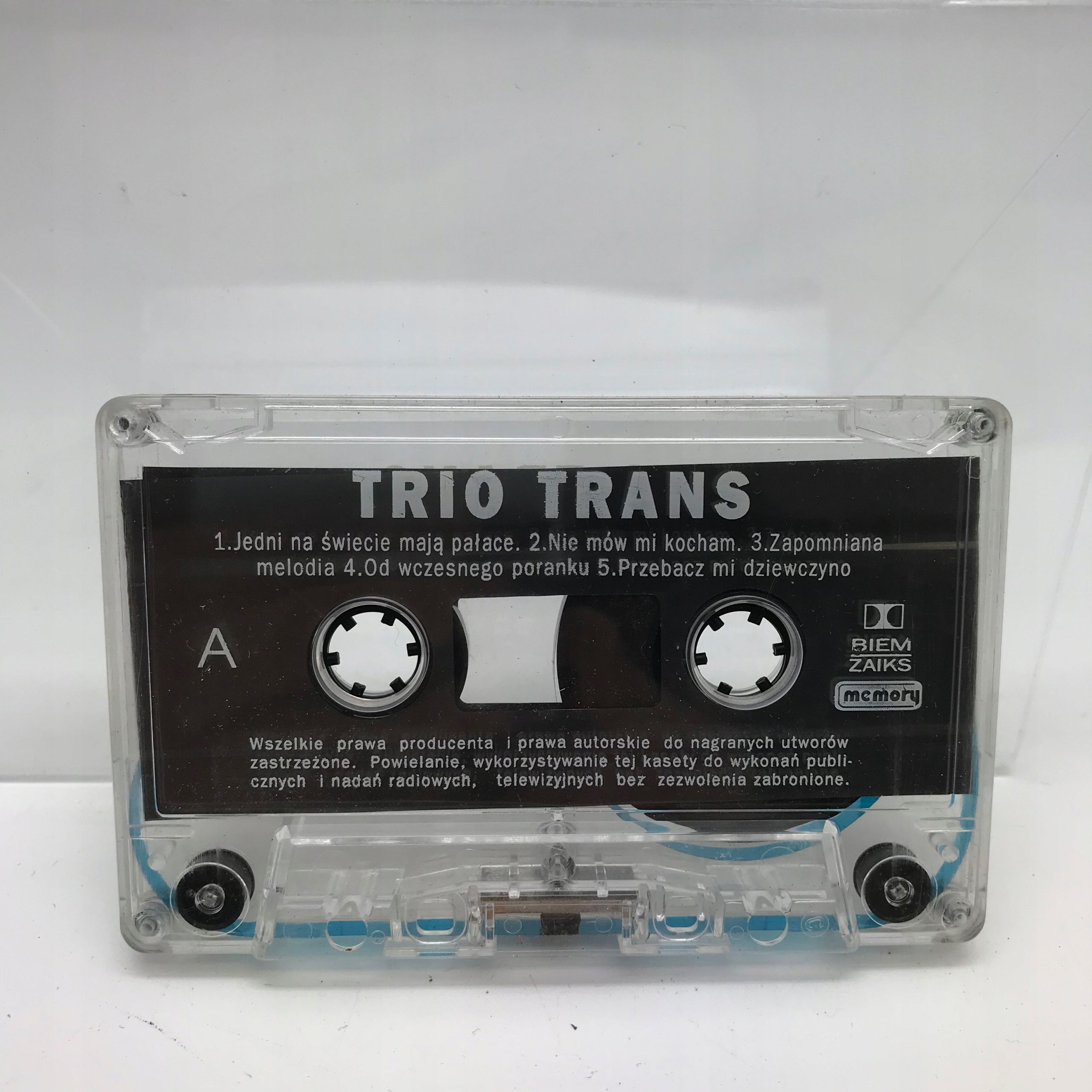 Kaseta - Trio Trans - Trio Trans