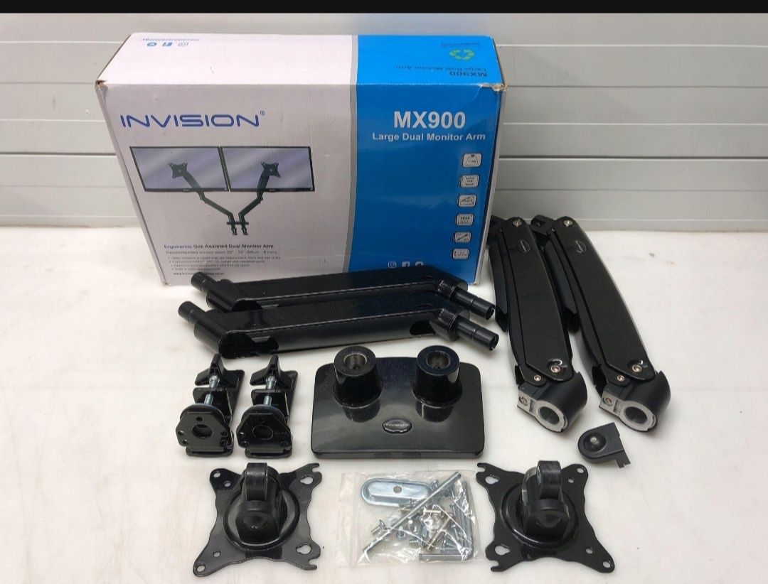 INVISION MX900 uchwyt biurkowy na 2 monitory