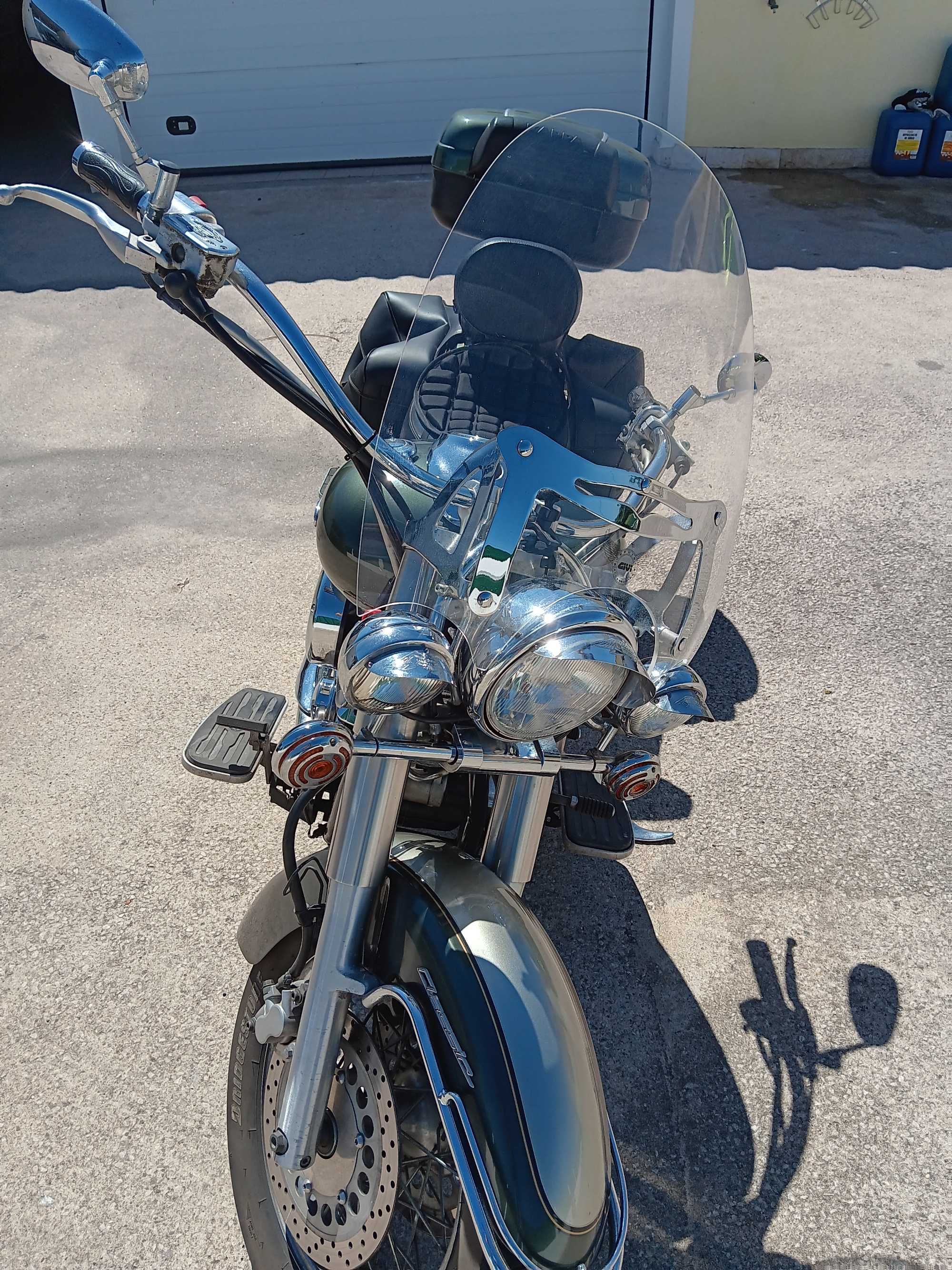 Yamaha drag star 1100 verde