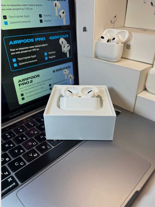 Наушники apple airpods pro оригинал аирподс