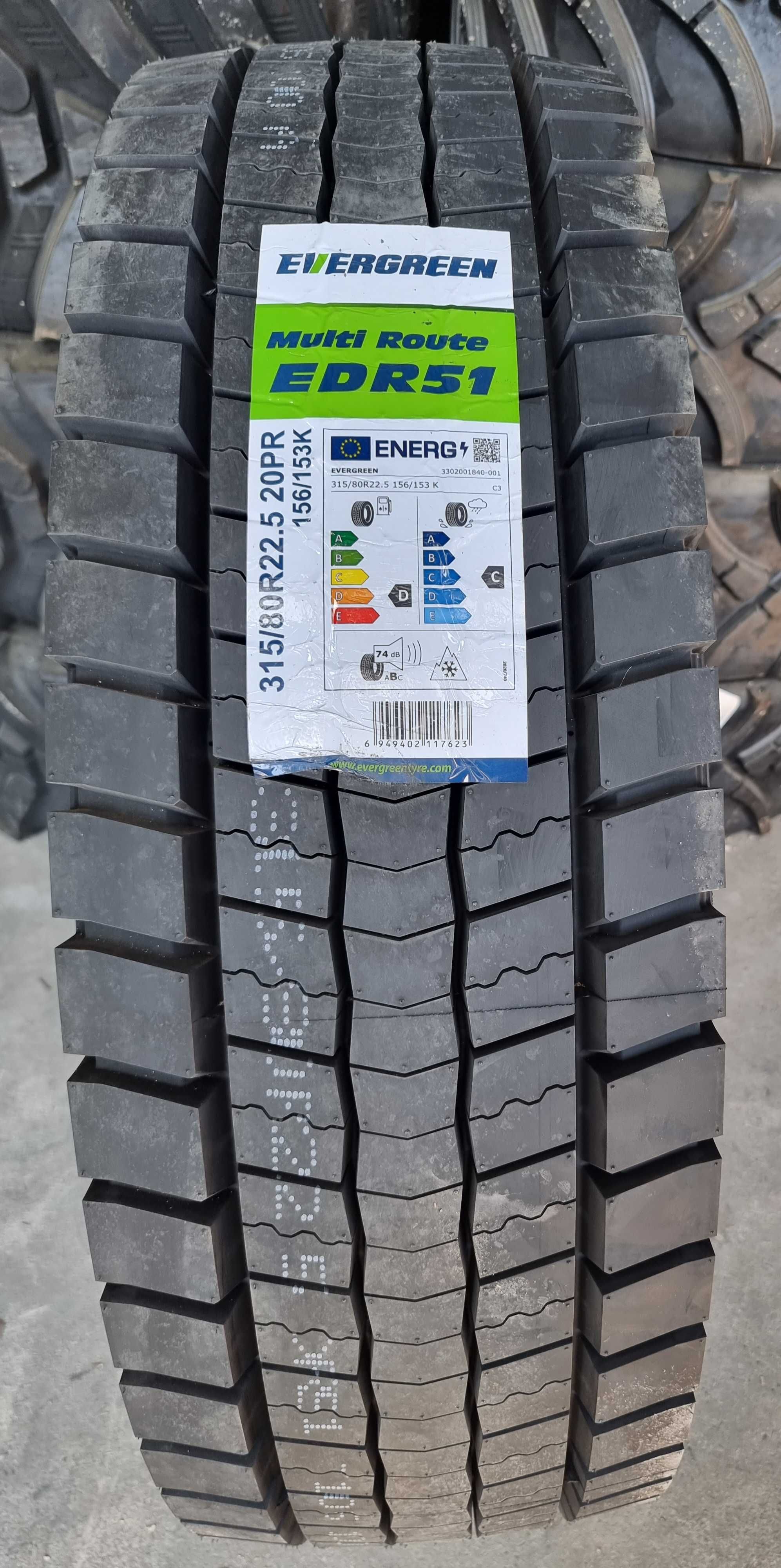 NOWE opony 315/80R22.5 Evergreen EDR51 - PREMIUM - cena BRUTTO