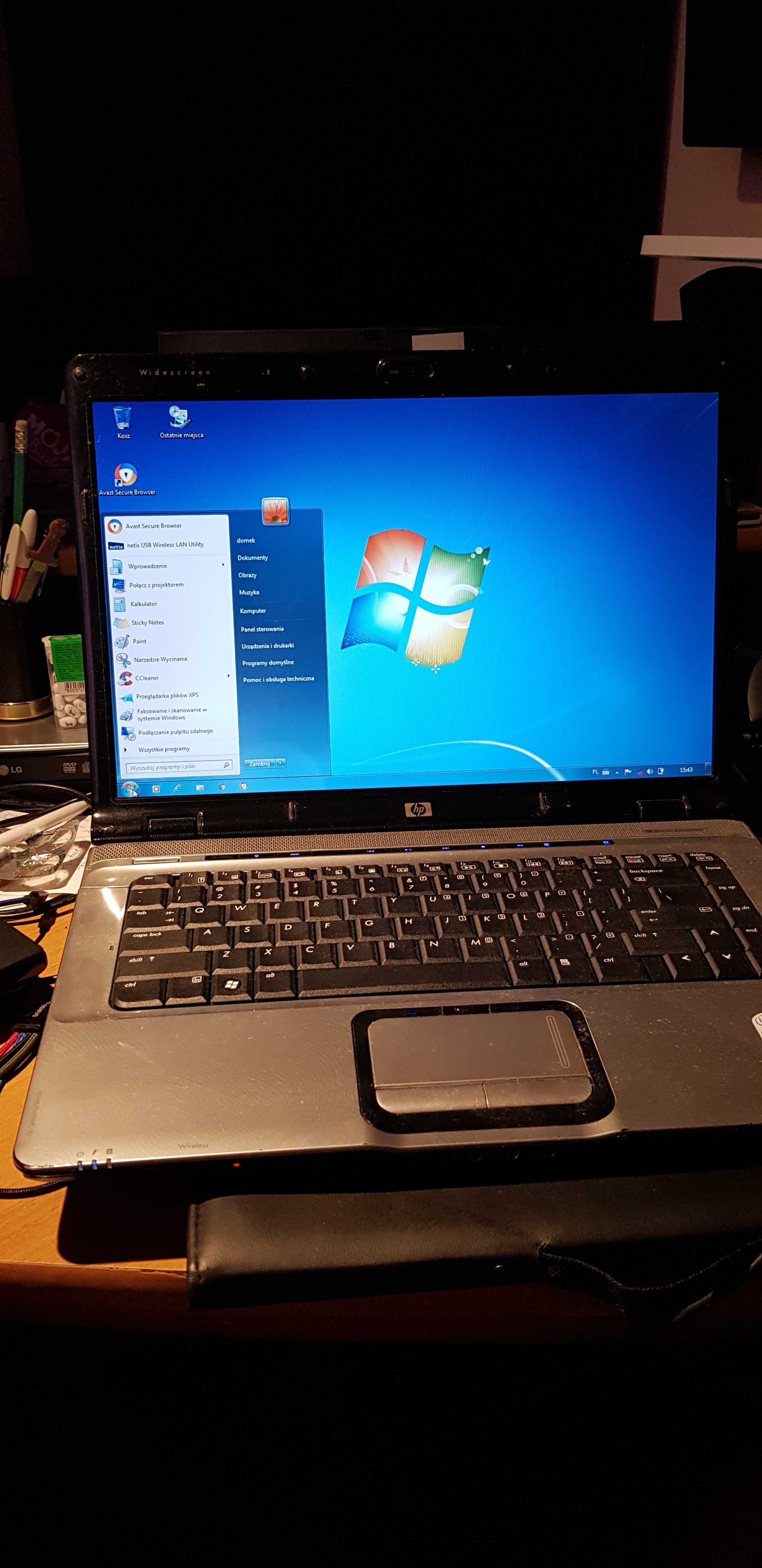 Laptop DV6376EA 3GB 160GB Win7 + DOCK HP xb3000