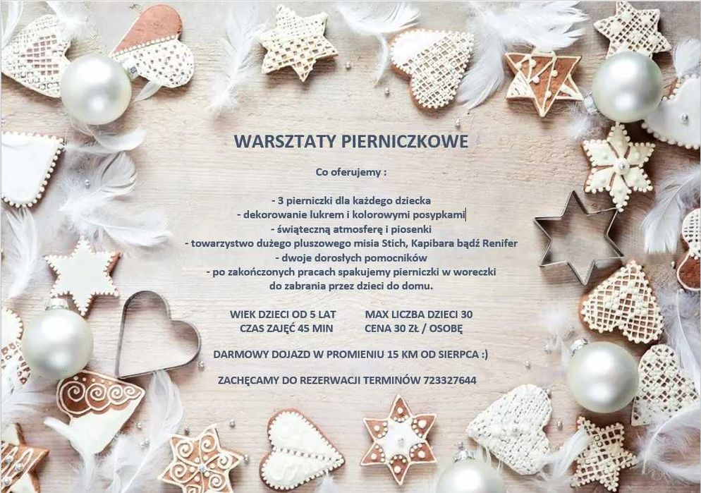 Warsztaty dla dzieci  Sierpc Rypin Skępe Bielsk