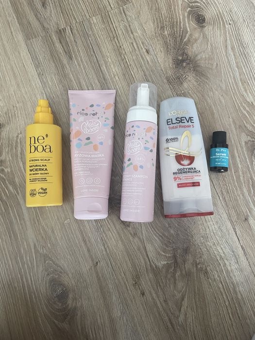 Zestaw kosmetykow loreal elseve, hair boom, neboa
