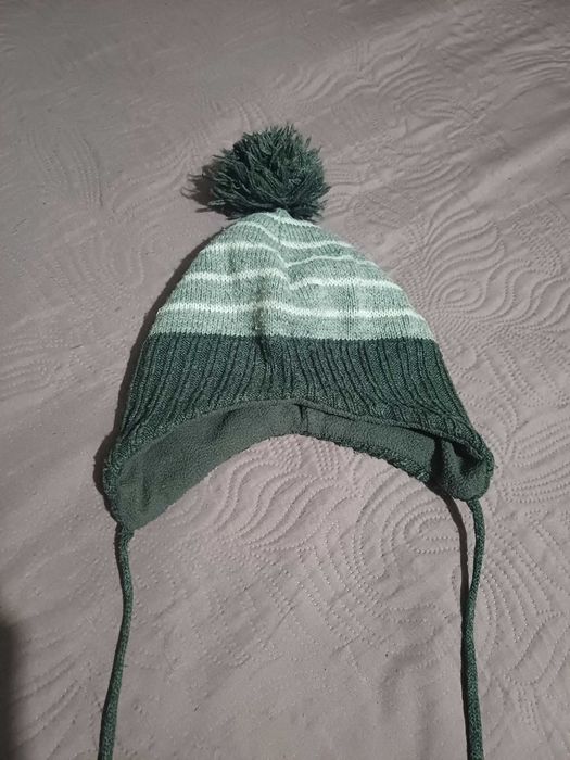 Szara czapka zimowa 86/92