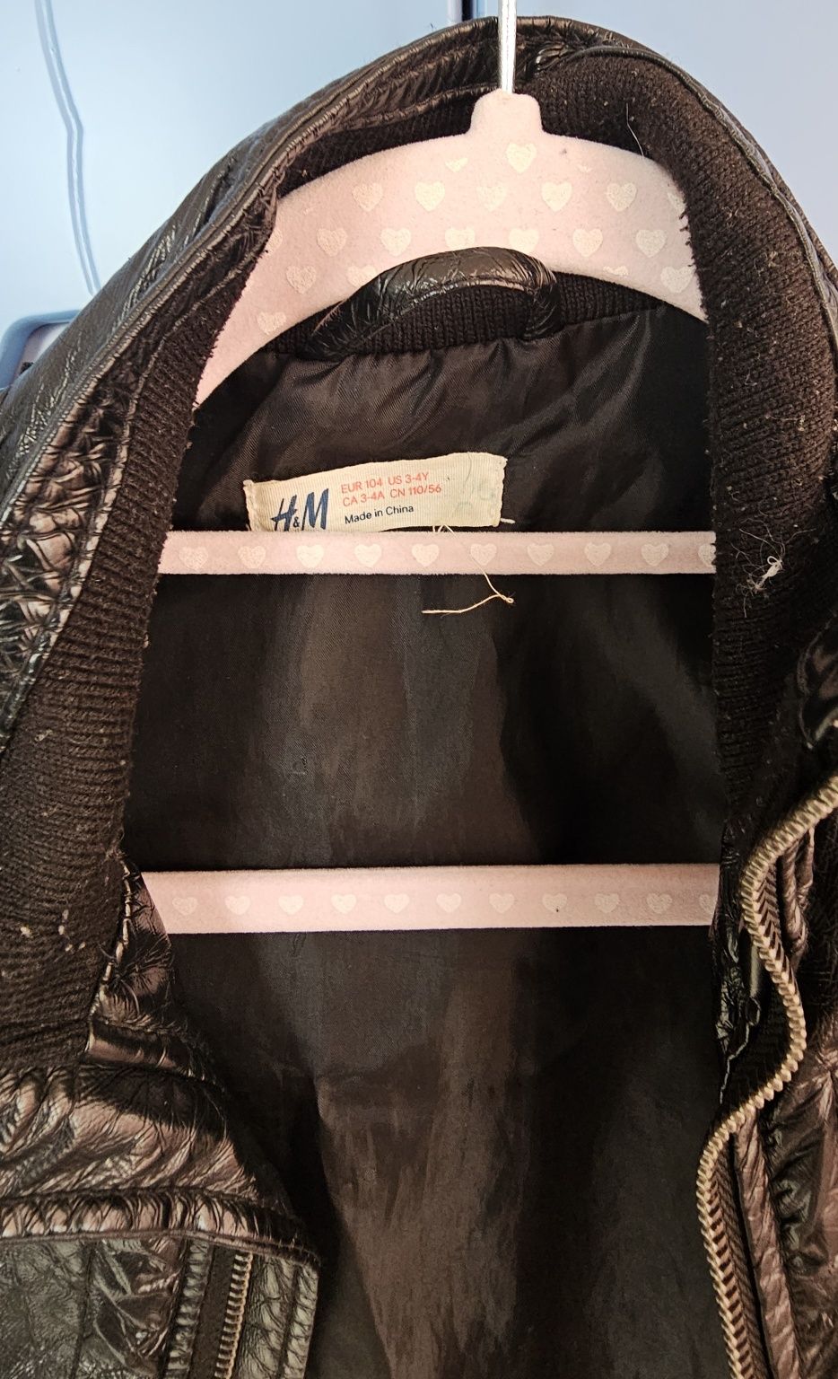 Kurteczka H&M a'la skórzana