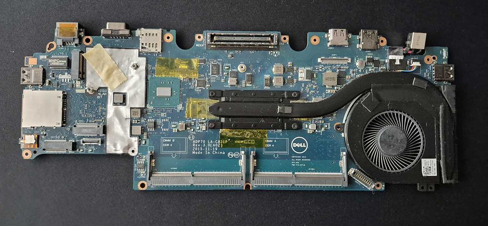 Płyta główna Dell Latitude 5470 i5-6440HQ 4 rdzenie / 4 wątki