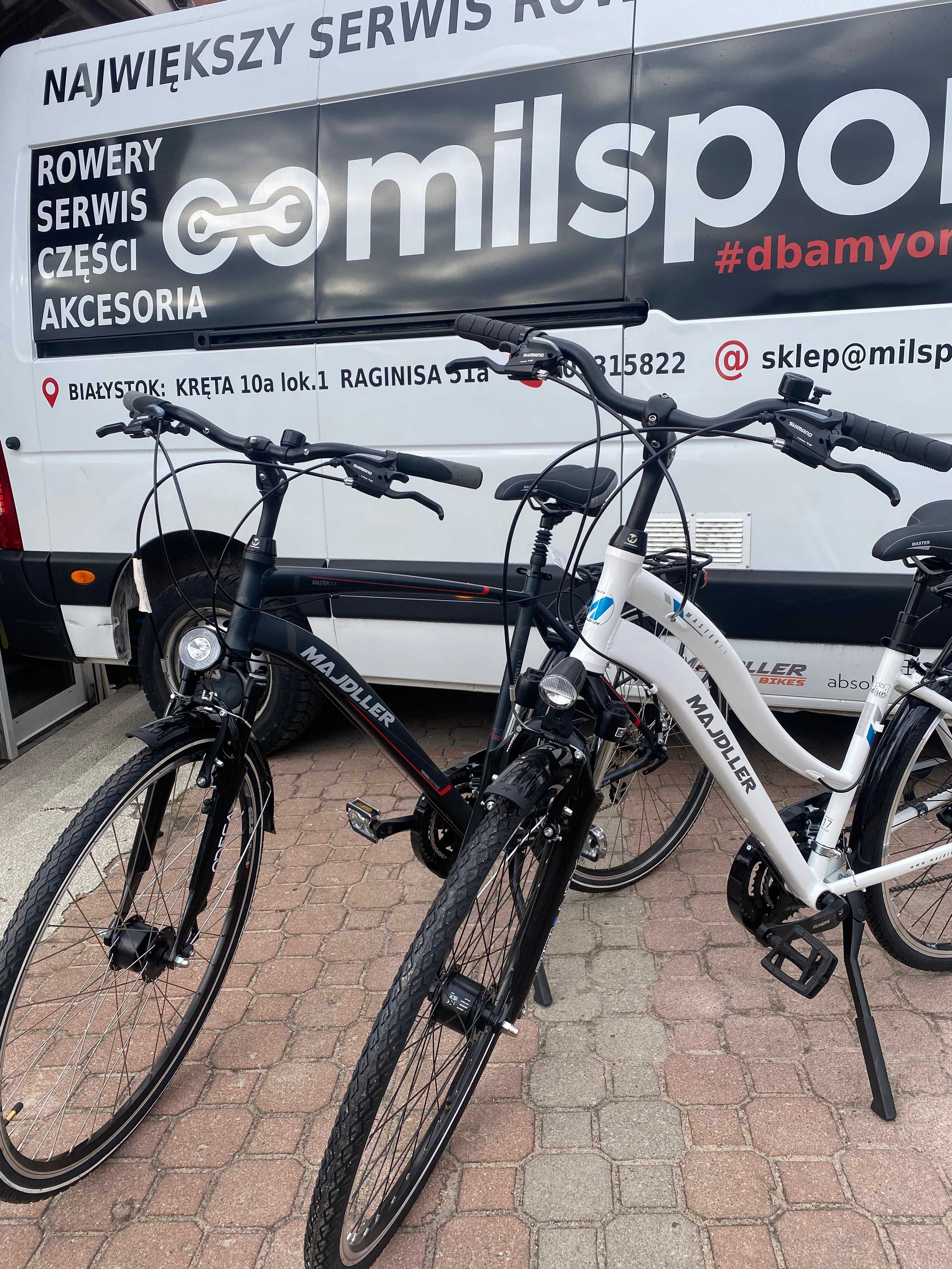 WYPOŻYCZALNIA ROWERÓW Białystok| MILSPORT | rower trekkingowy Majdller