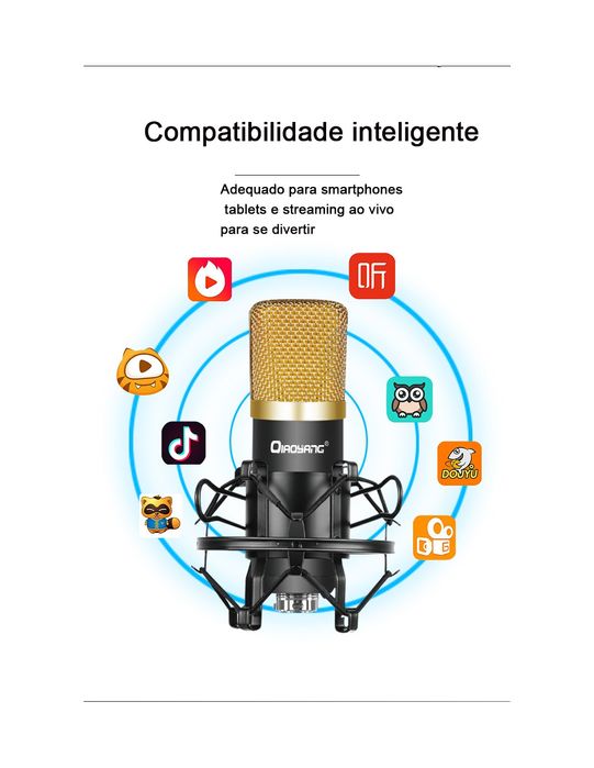 Microfone Profissional QA-T595