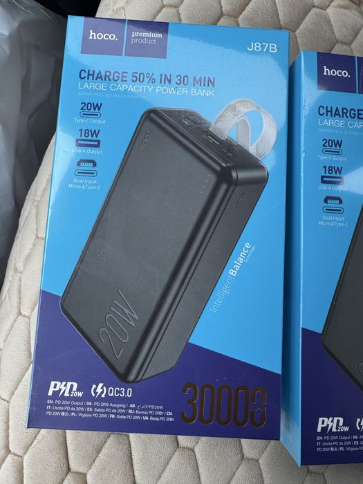 павербенк Power Bank Hoco J87B 30000mAh