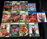 Sprzedam gry na Xbox 360 i PS 4.