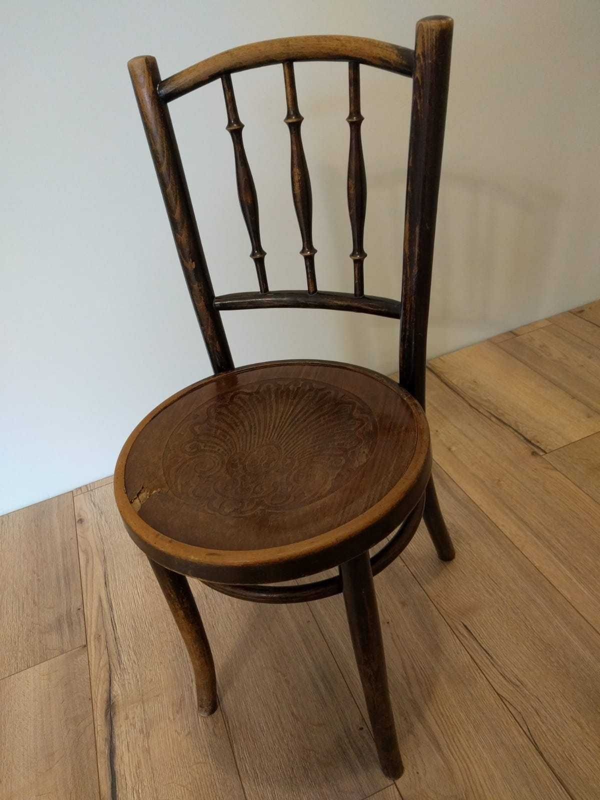 Stare drewniane krzesło Thonet ok. 1900/1930