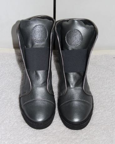 Botki sneakersy srebrne czarne 40 roberto exclusive koturn botki kazar